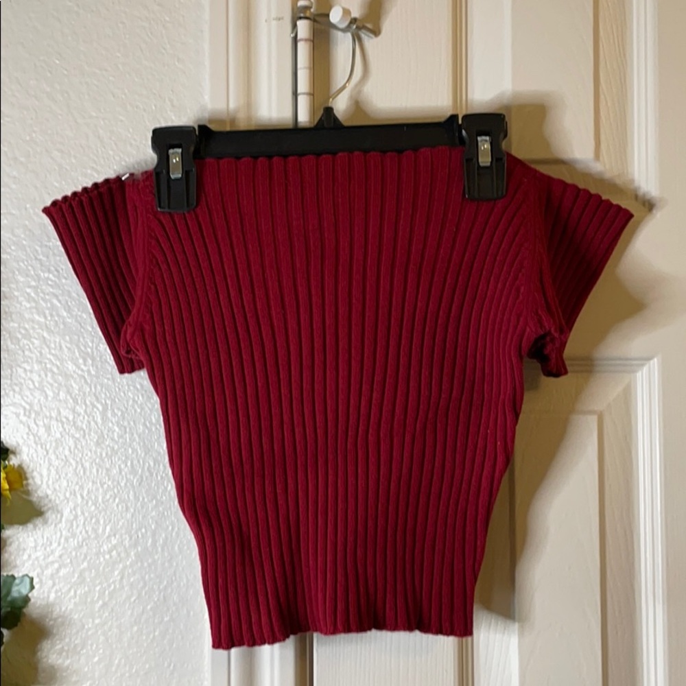 Red Crop Top